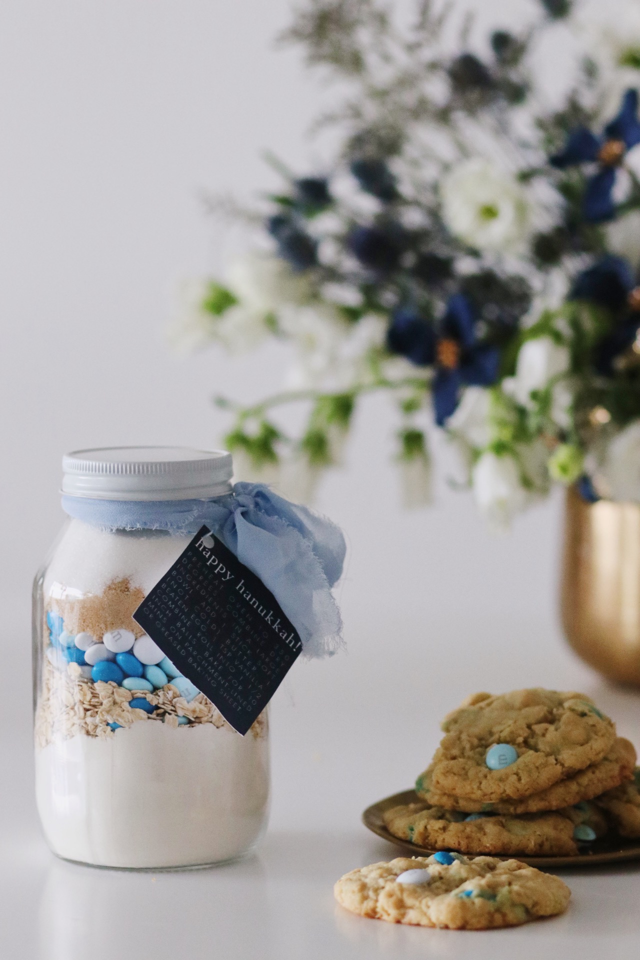 hanukkah cookie mix jar diy gift