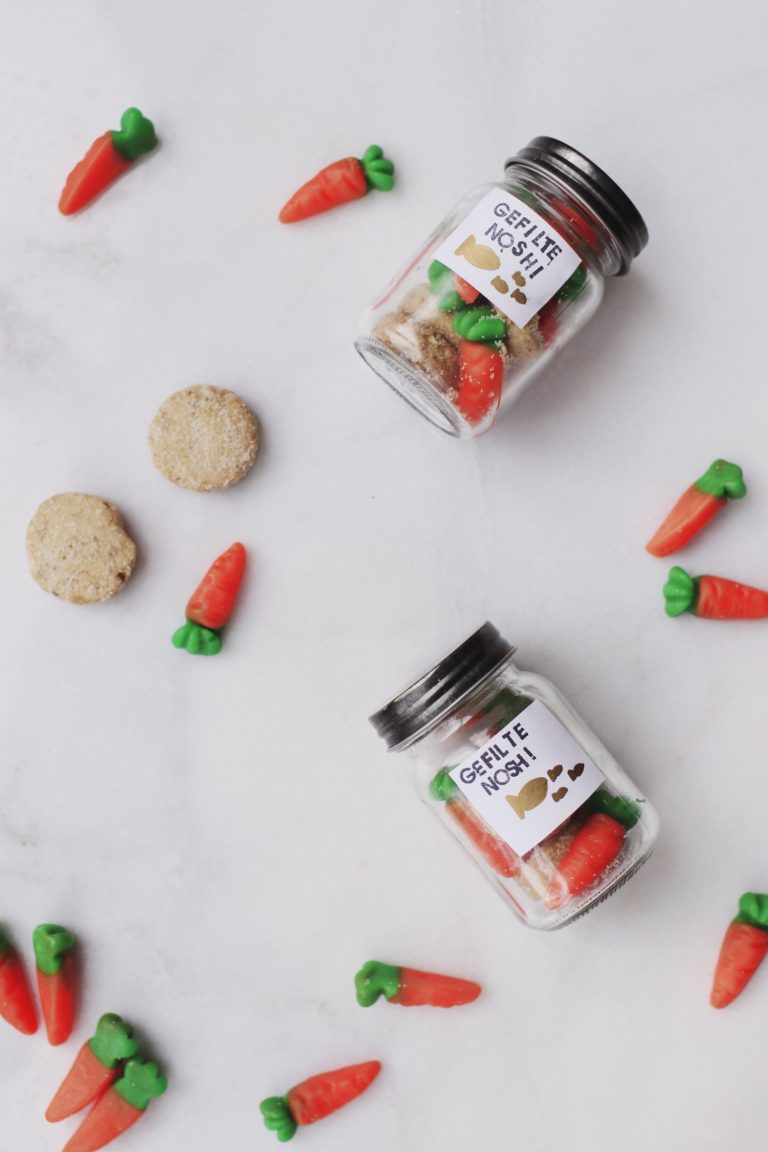 Mini “Gefilte Fish” Cookie and Candy Jars