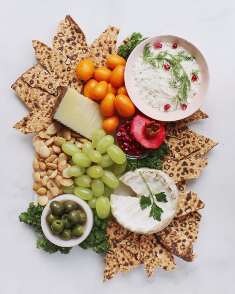 An Easy Passover Cheese Board