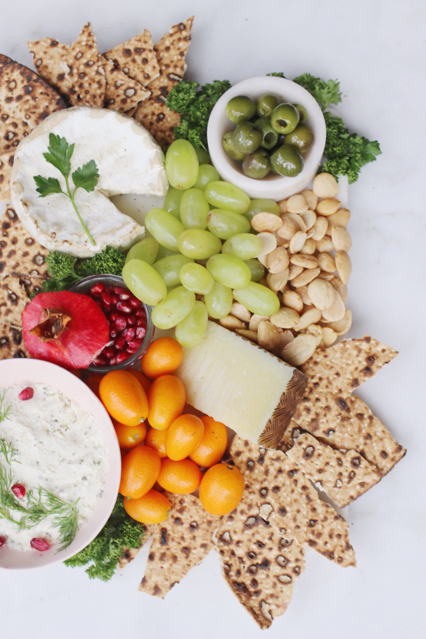 An Easy Passover Cheese Board | Rebekah Lowin