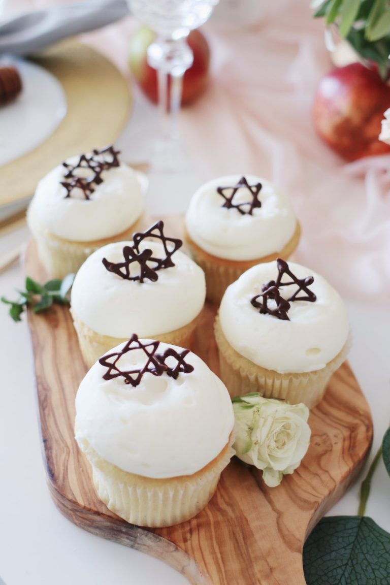 Star of David Cupcake Toppers