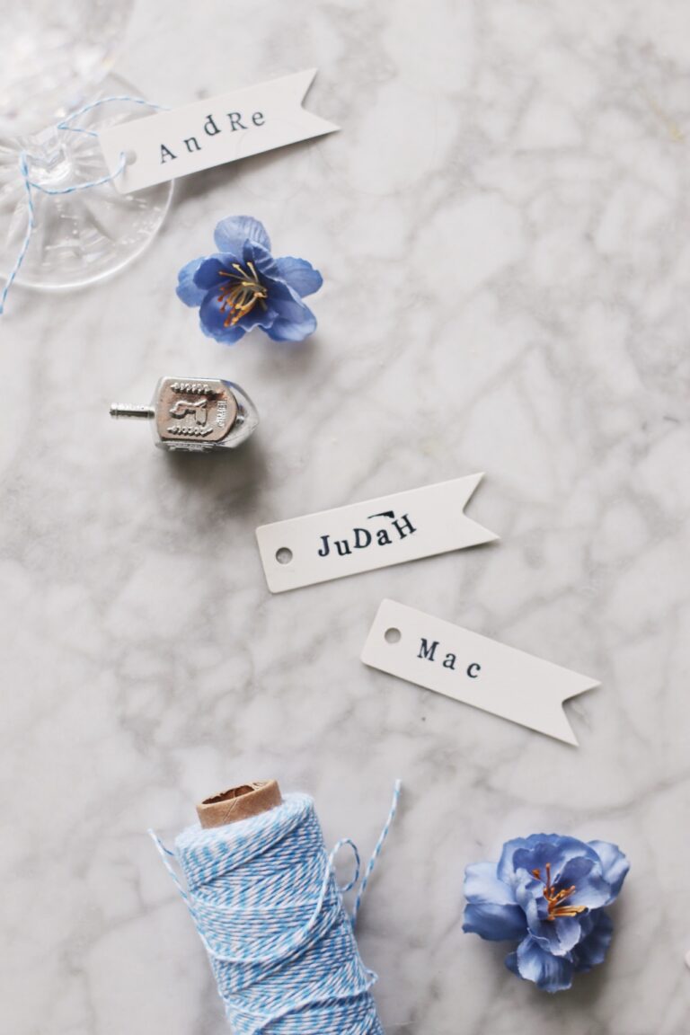 DIY Stamped Place Cards for Any Occasion