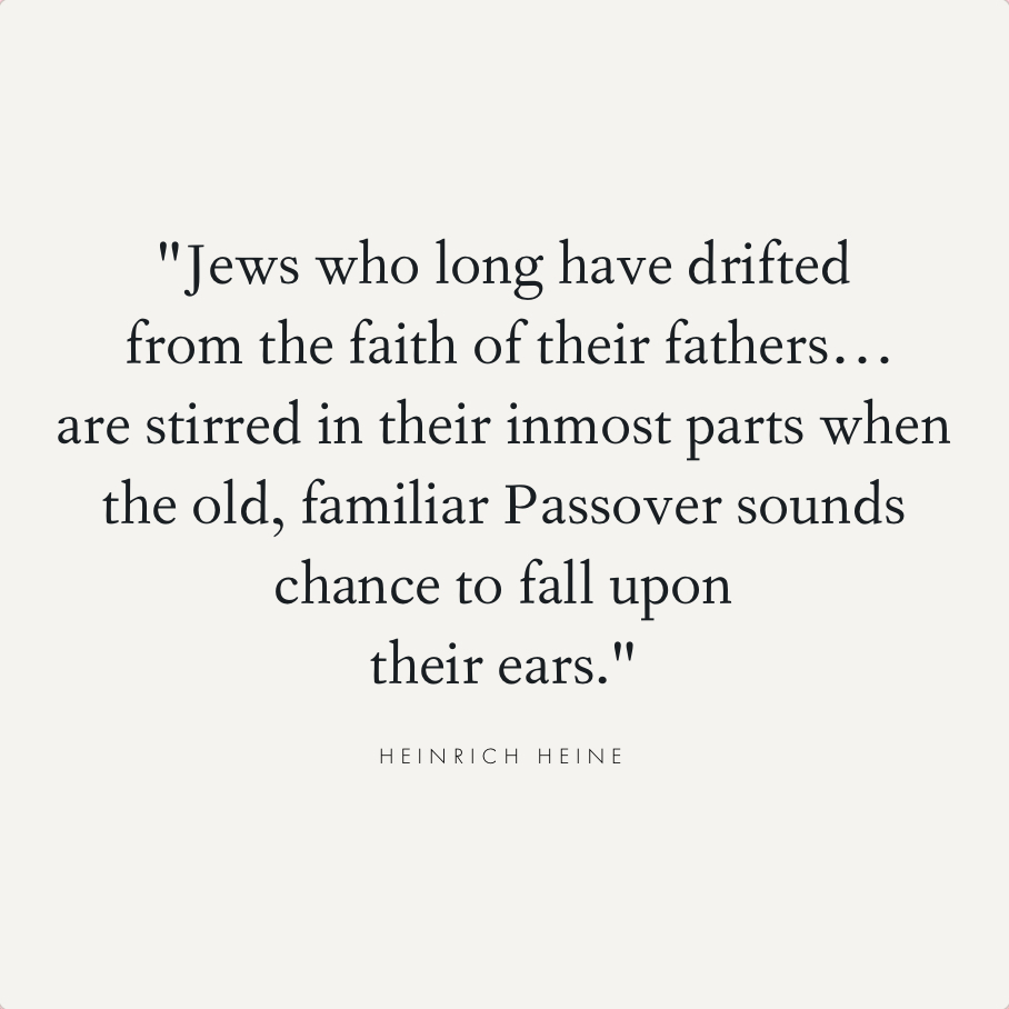 passover quotes heinrich heine