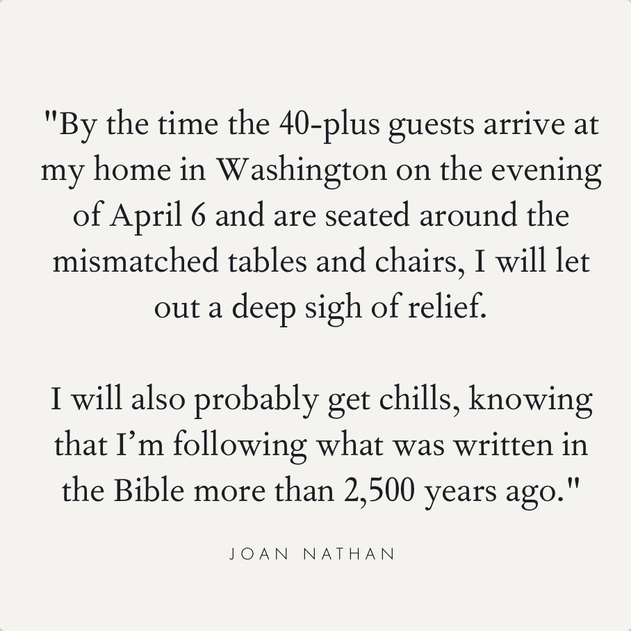 passover quotes by joan nathan