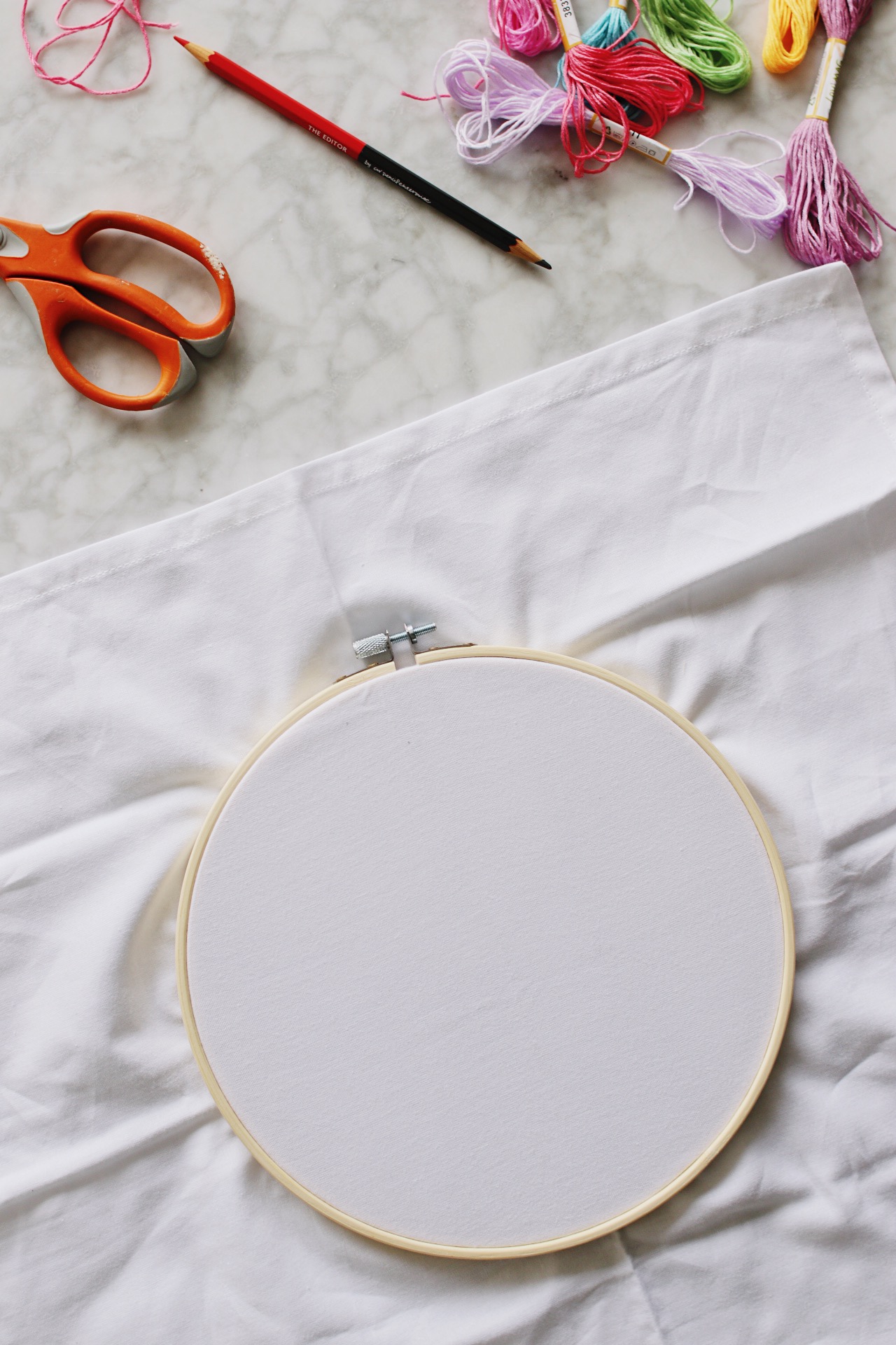 DIY Embroidered Matzah Cover