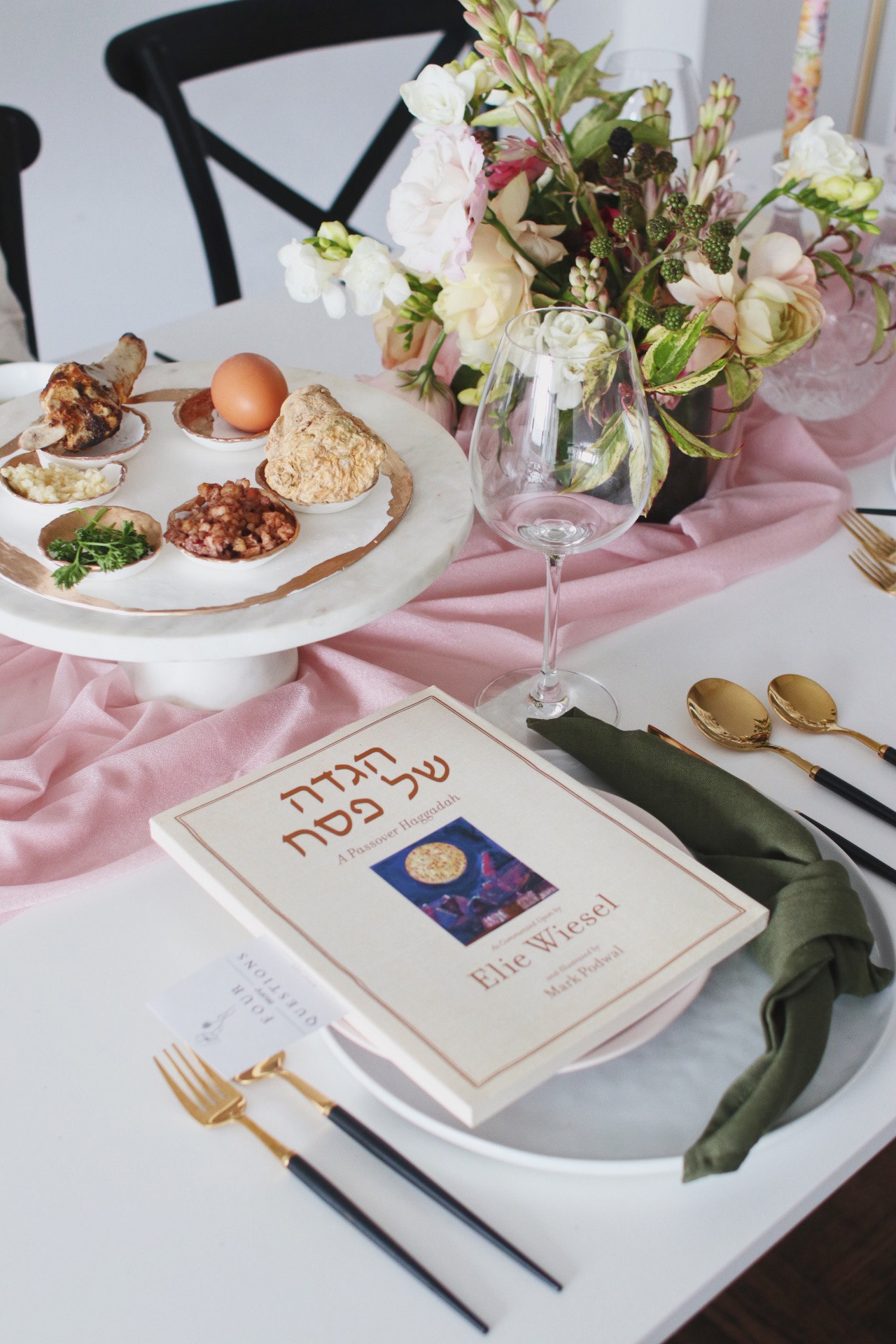 passover tablescape