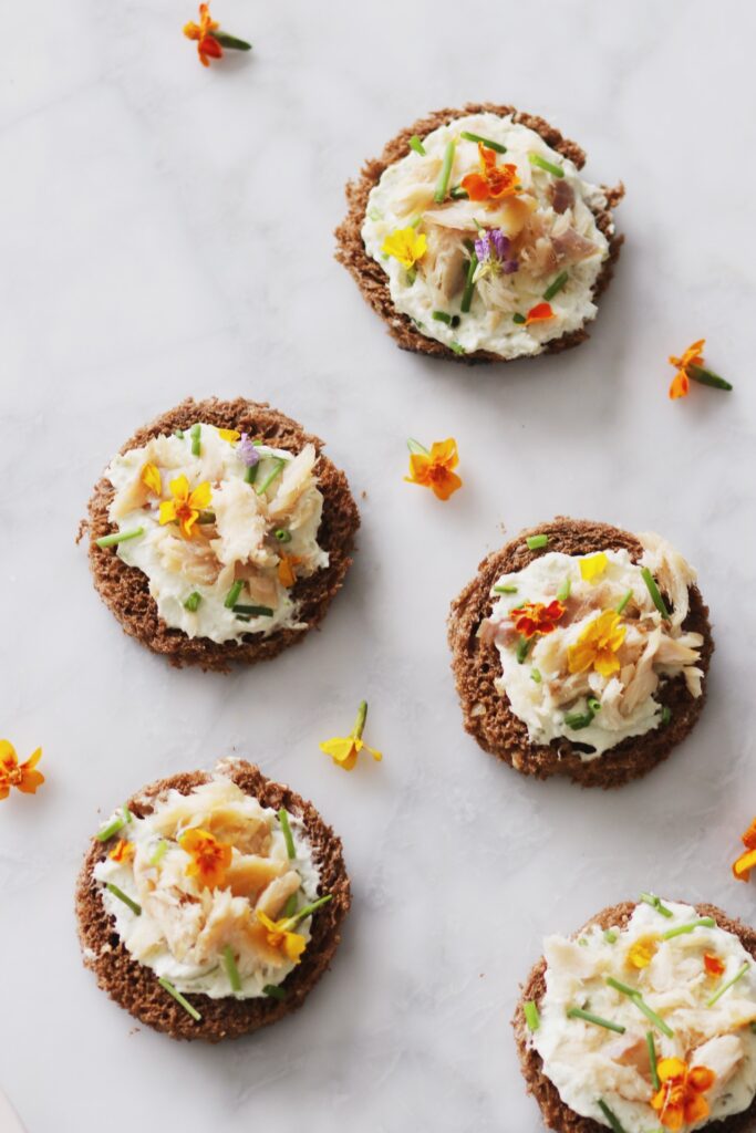 Smoked Trout Canapés