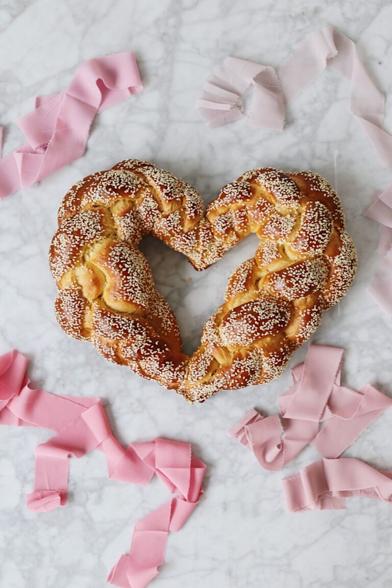 How to Shape Challah into a Heart