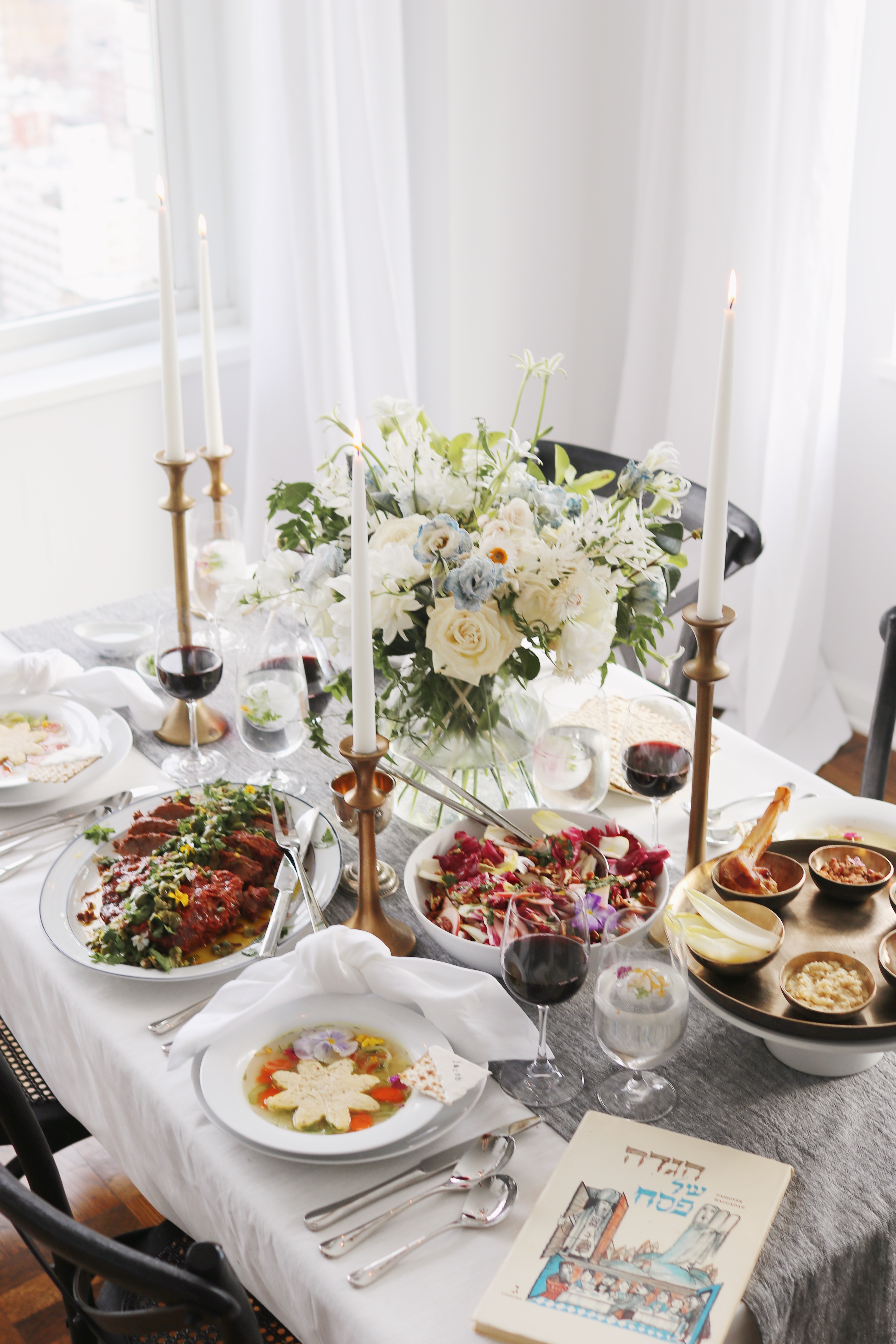 A Passover Tablescape with Crate and Barrel