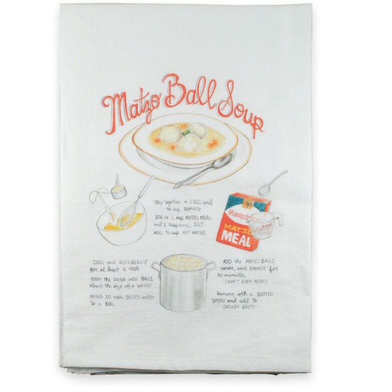 passover gifts tea towel