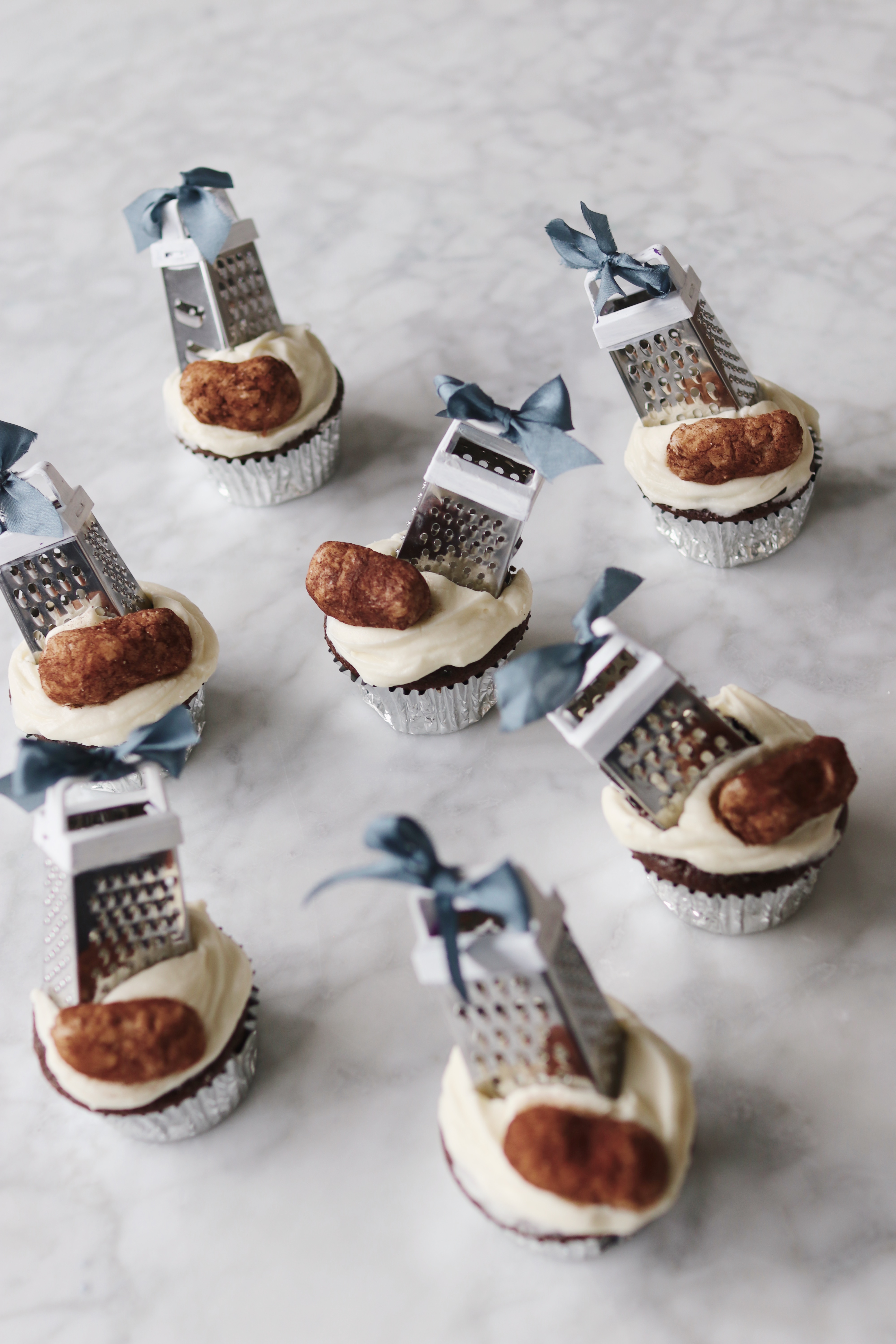 Hanukkah “Latke” Cupcakes