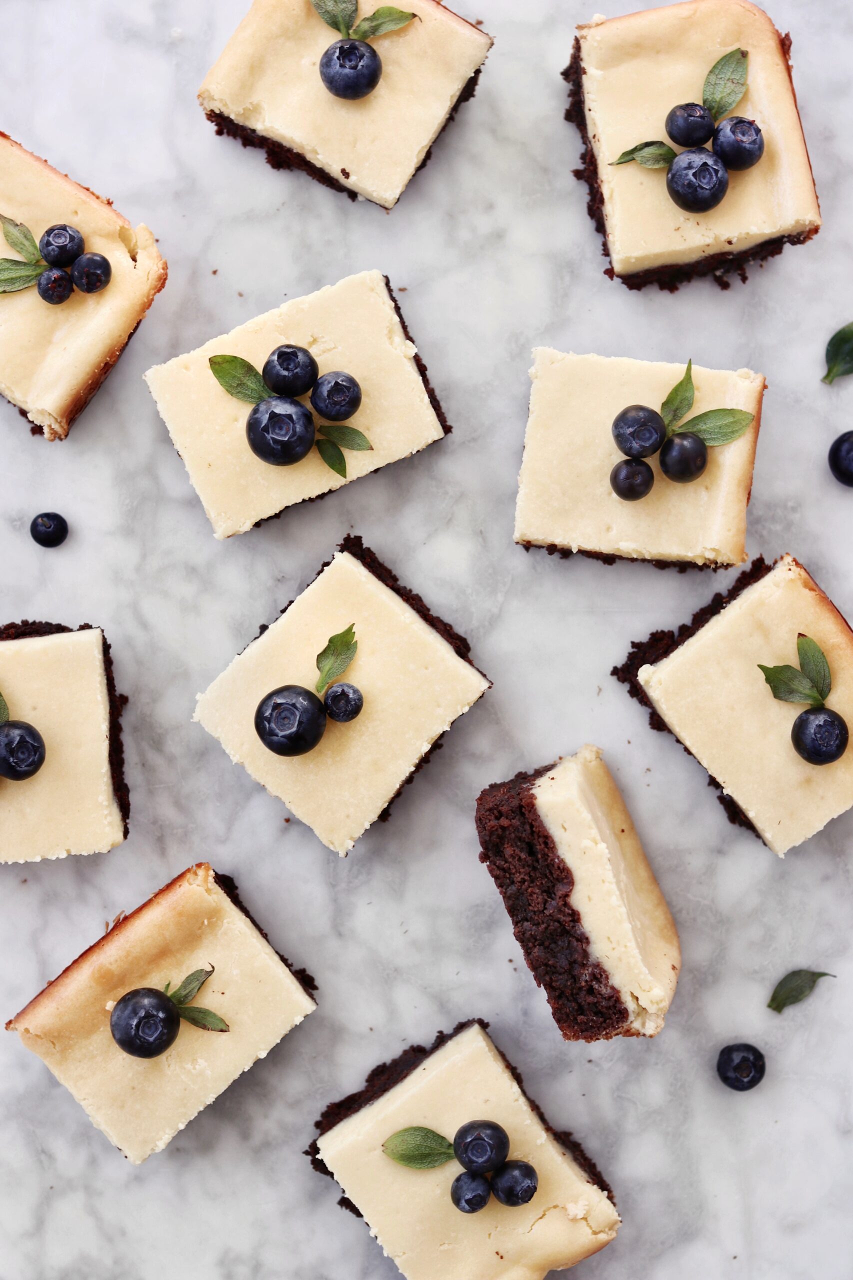 cheesecake brownies for shavuot